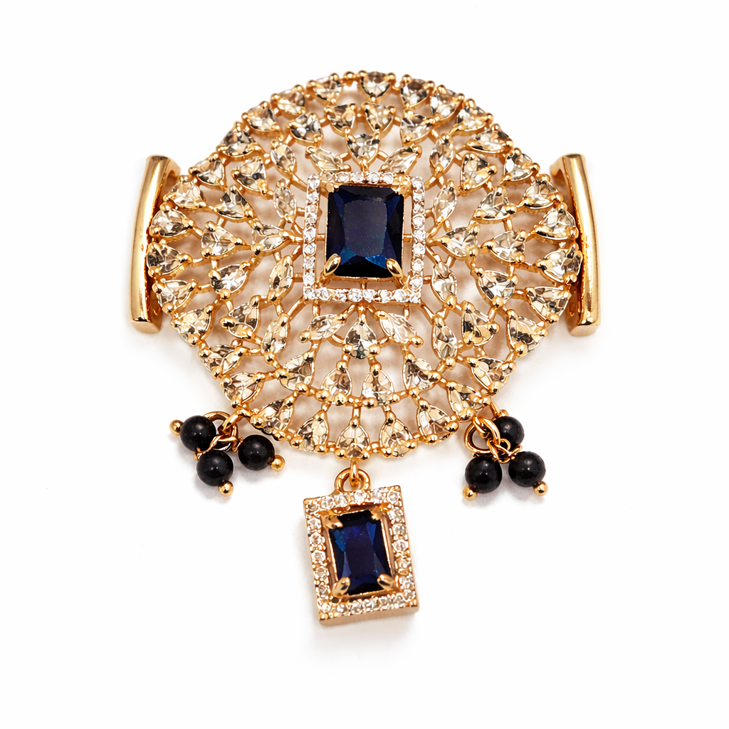 Midnight Pearl Majesty Imitation Necklace Set