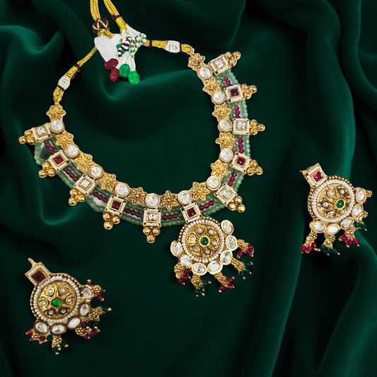 Kundan Royale Imitation Necklace Set
