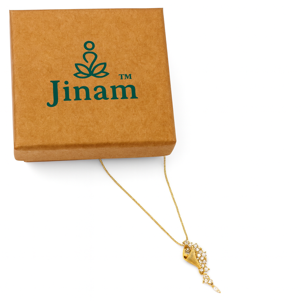 Designer Anti-Tarnish CZ Pendant Necklace – Party & Daily Wear