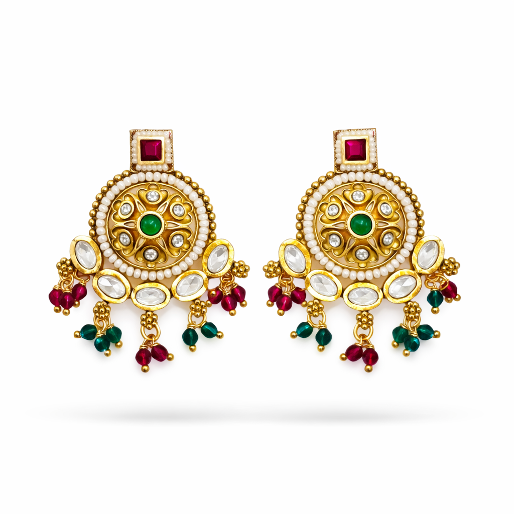 Kundan Royale Imitation Necklace Set