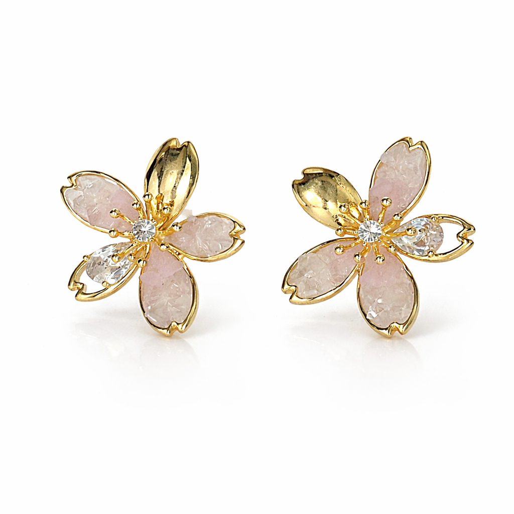 Designer Convertible Floral Stud & Drop Earrings