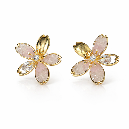 Designer Convertible Floral Stud & Drop Earrings