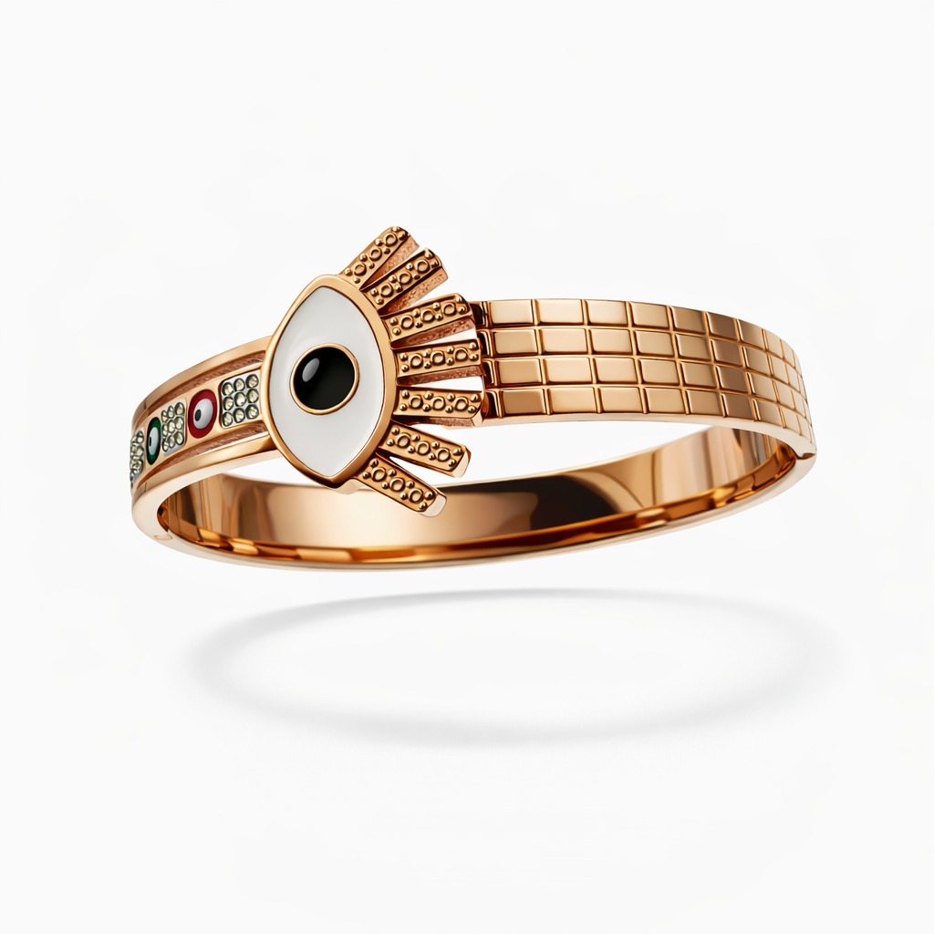 Evil Eye Luxe Rose Gold Bracelet