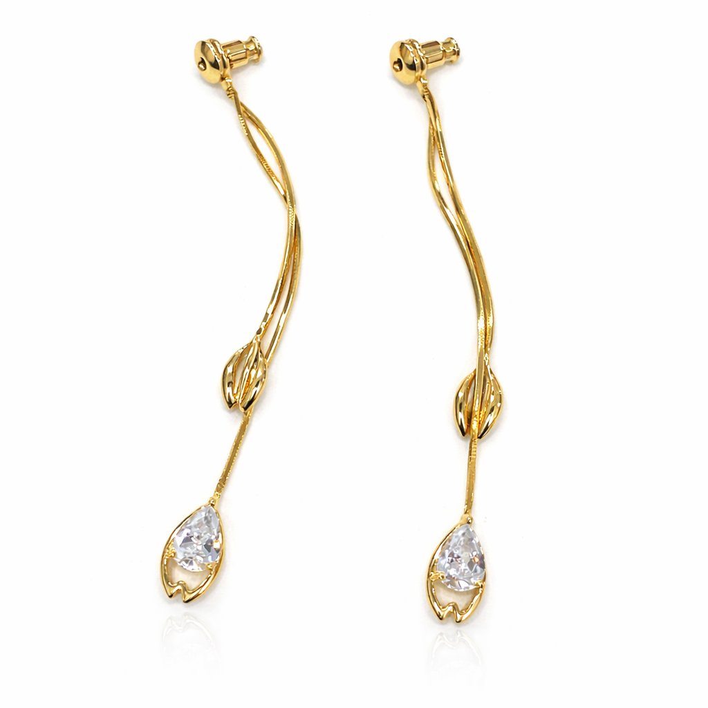 Designer Convertible Floral Stud & Drop Earrings