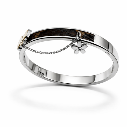 Butterfly Charm Bracelet in Silver Finish