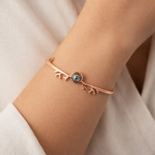 Aurora Branch Rose Gold Bracelet
