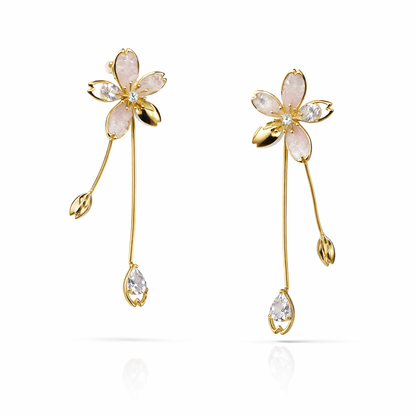 Designer Convertible Floral Stud & Drop Earrings