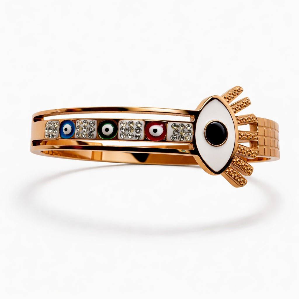 Evil Eye Luxe Rose Gold Bracelet