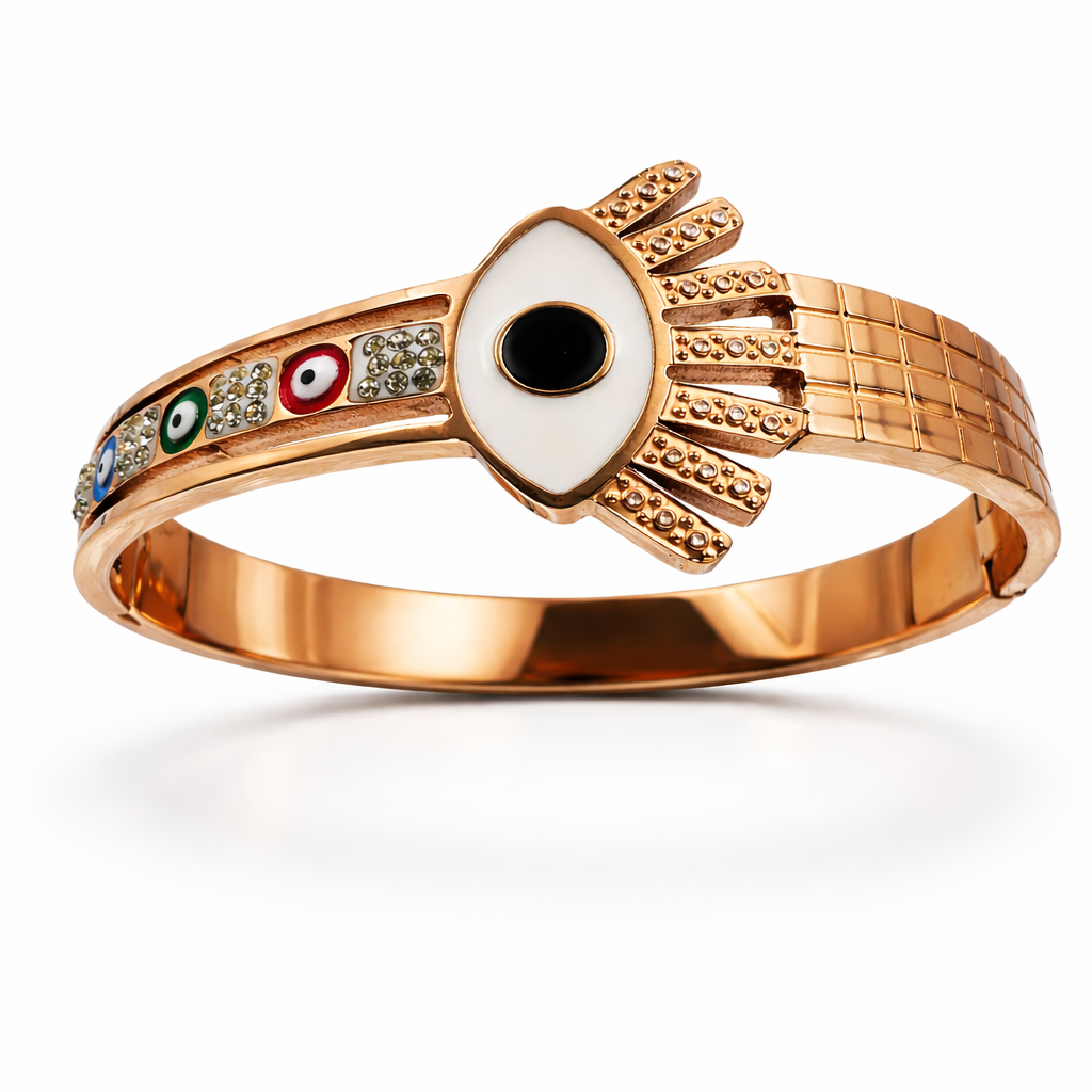 Evil Eye Luxe Rose Gold Bracelet