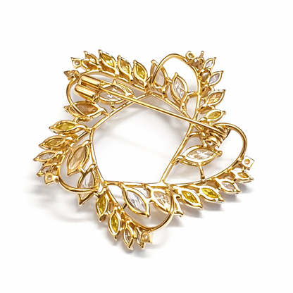 Aurora Star Crystal Brooch