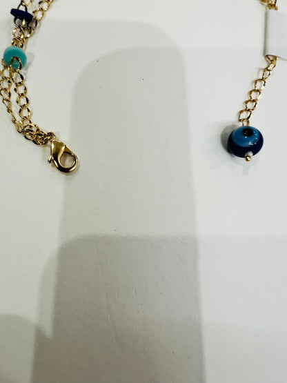Colorful Charm Chain Bracelet
